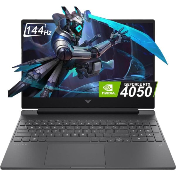 HP Victus Gaming Laptop – 13th Gen / Intel Core i5-13420H / 15.6inch FHD 144hz / 512GB SSD / 16GB RAM / 6GB NVIDIA Geforce RTX 4050 Graphics / Windows 11 Home / English Keyboard / Mica Silver / FA-2082wm]