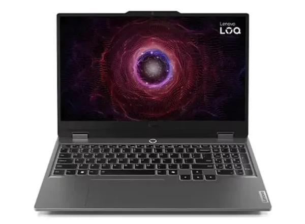 Lenovo LOQ 15ARP9 Gaming Laptop, 15.6" FHD IPS 144Hz Display, AMD Ryzen 5 7235HS, 16GB RAM, 512GB SSD, GeForce RTX 4050 6GB GPU, English White Backit K/B, Win 11, Luna Grey | 83JC00LYUS
