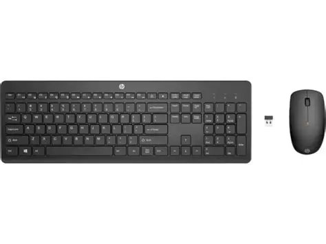 HP 235 Wireless Mouse and Keyboard Combo,Black