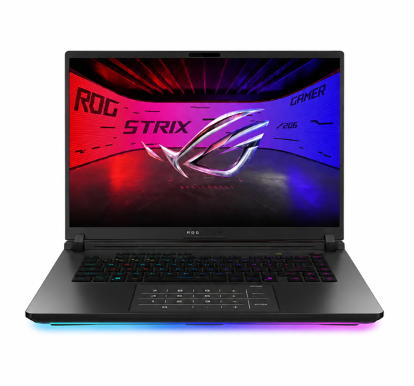 ASUS ROG Strix G16 G614F combines AMD Ryzen 9 9955HX, 16GB DDR5 RAM, 1TB SSD, and RTX 5050 8GB graphics for smooth gaming and multitasking.